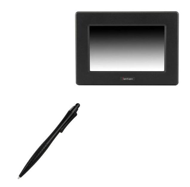 BoxWave Stylus Pen Compatible with SuperLogics SL-LCD-10AW-RTOUCH-WV - DirectTip Resistive Stylus, DirectTip Resistive Stylus - Jet Black