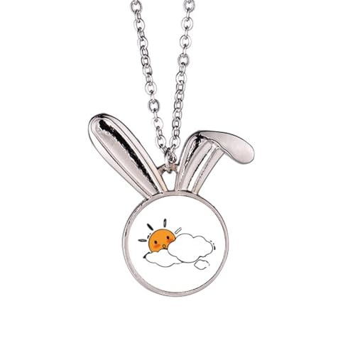 Collier lapin nuage et soleil bijou résistant au ternissement