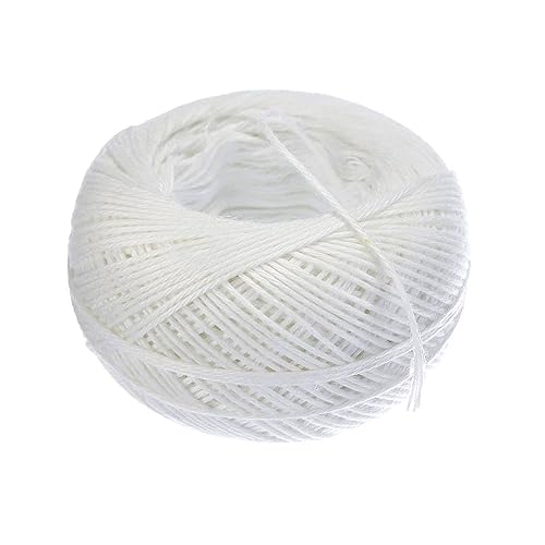 SHOP-STORY - Cuerda de comida de poliéster blanco 100 metros, cuerda para asado, cuerda de cocina