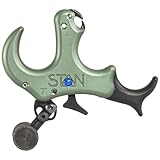 Stan OnneX Thumb Archery Release – Modular Trigger Release with Zero Travel, Adjustable Tension, 3 & 4 Finger Options, Open Hook, Trainer Lock, Sage, XL