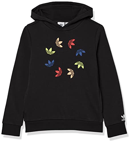Image of adidas Originals Kids' Adicolor Hoodie, Black, Small
