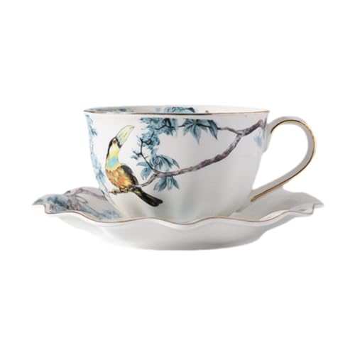 PawwJoy Conjunto de Taza y Platillo para Café y Té, Tazas para Latte, Uso Comercial y Hogar, Regalos Únicos- 200ml PawwJoy Conjunto de Taza y Platillo para Café y Té, Tazas para Latte, Uso Comercial y Hogar, Regalos Únicos- 200ml