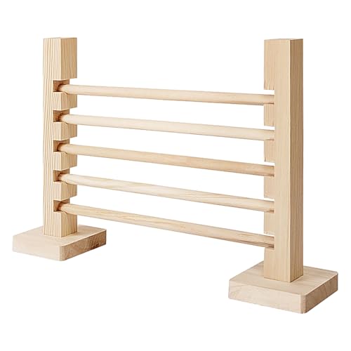 Montessorii - Juguete de madera para niños, juego de obstáculos de madera para conejos, fácil montaje, juguete para animales pequeños, obstáculos de entrenamiento, juego de juguetes de actividad para