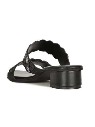 Image of Marie Claire LOLA Block Mule E Women Mule Sandals in Brown