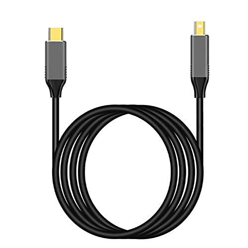 Image of Tobo USB Type C to Mini DisplayPort Mini DP Cable 4K@60Hz for MacBook Pro MacBook Air More USB C Device 5.9ft /1.8m-Black TD-224TC