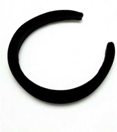 Black Velvet Feel Alice Hair Band Headband 2.5cm (1) Wide by Pritties Accessories