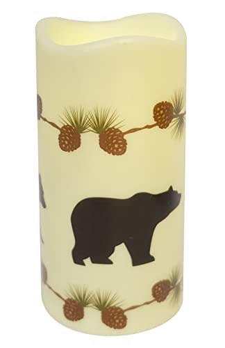 Bestgiftever Flameless Bear And Pinecone Electric Led Candle Light Waterproof Battery Operated #TOP27