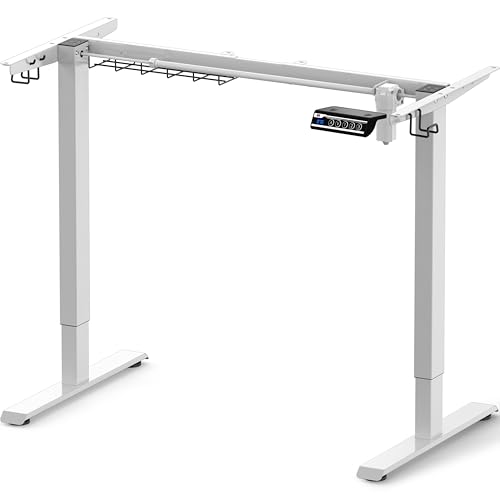 SHW Electric Height Adjustable Standing Desk Frame for 40"~72" Table Tops — view 3