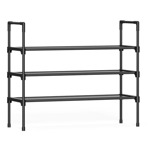 Kitsure Shoe Rack for Closet - Shoe Organizer, Large-Capacity &