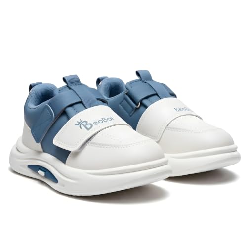 Image of HOOH Kids Fashion Sneakers, Unisex Comfort Shoes with Velcro Strap for Baby Boys and Girls for Age 18 Months to 7 Years