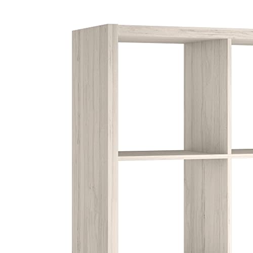 Image of ClosetMaid Decorative Open Back 8-Cube Storage Organizer, Bleached Walnut