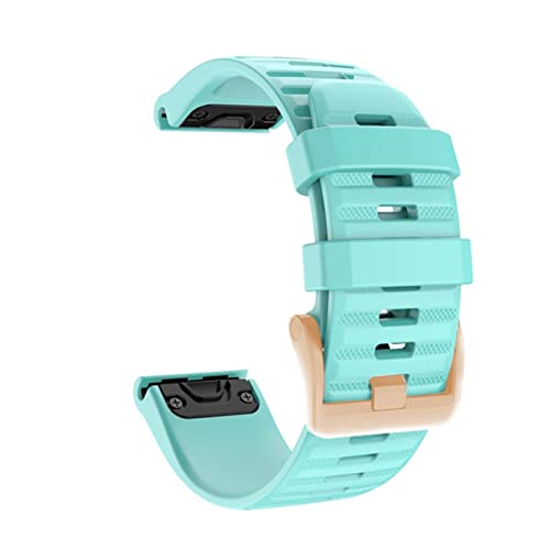 Bracelet de montre Garmin Fenix 6S 5S de 20 mm silicone or rose L