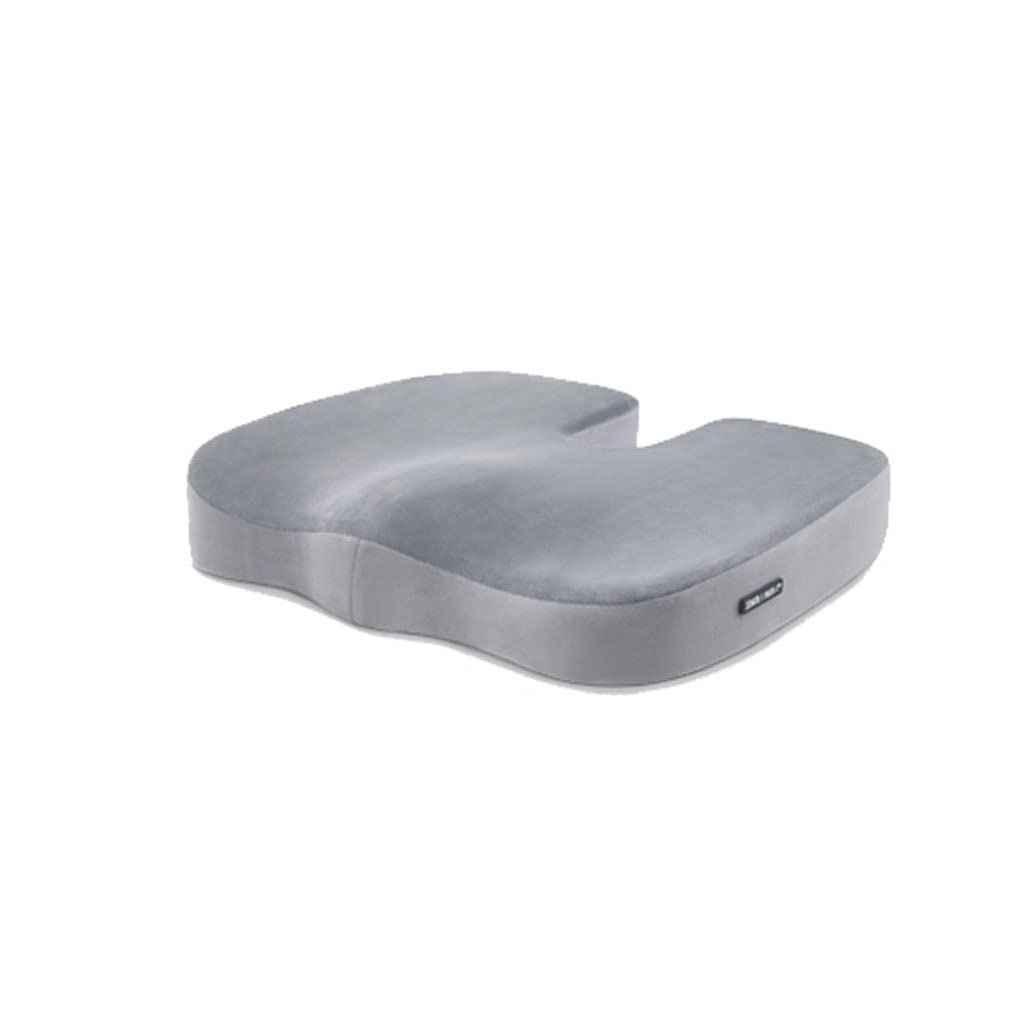 XMING Kissen Büro sitzend Memory Foam Sitzkissen Wintermodelle Studentenwohnheim Stuhl Hocker Kissen Po Kissen (Color : Gray)