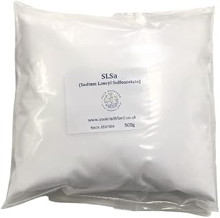 SLSa 500g Sodium Lauryl Sulfoacetate Powder Soap Foaming Bath Bombs Bubble Bars