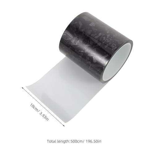 Protector de umbral de puerta para coche de 5m x 10cm cinta negra autoadhesiva resistente 2