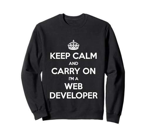 Keep Calm and Carry On I'm a Web Developer - �ʔ��� �g���[�i�[