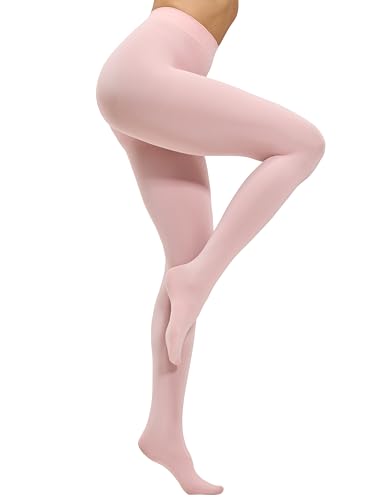 Image of CozyWow Women's 80D Soft Opaque Tights, High Waist Solid Color Womens Tights with 30+ Colors