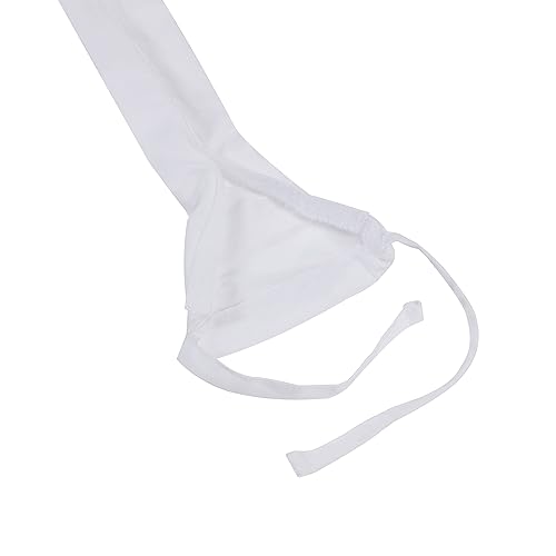 Aspen Creative 15012-11A, 4' White Faux Silk Fabric Cord & Chain Cover, Easy to Install for Lighting Fixture, Cable Management, Lamp Wire Cover by Aspen Creative - Used condition - Image 2