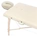Saloniture 4-Pack Premium Microfiber Face Cradle Covers - Ultra Soft Fitted Massage Table Cradle Cover - Natural