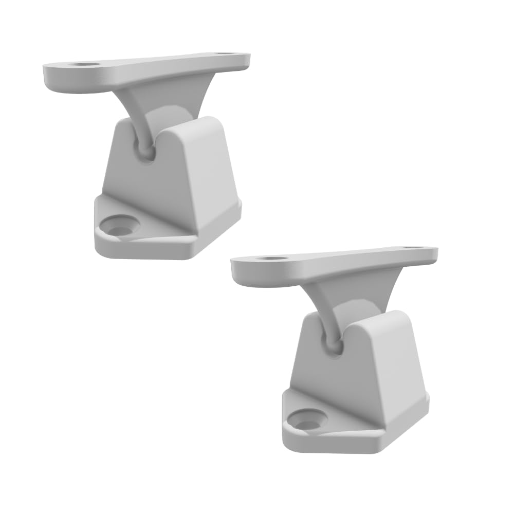 Valdern White Pair Of Door Retainer Catch For Caravan Motorhomes Camper Rv Boat Clip Holder Stopper