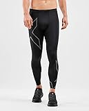 2XU Men's MCS Run Compression Tight, Black/Black Reflective, Large