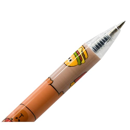 12 bolígrafos retráctiles divertidos con tinta negra miniatura 4