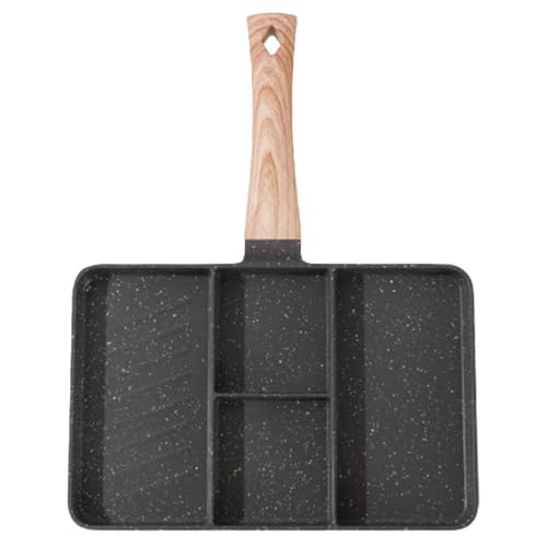 PRETYZOOM 13.77 inch Nonstick Frying Pan Breakfast Pan Egg Frying