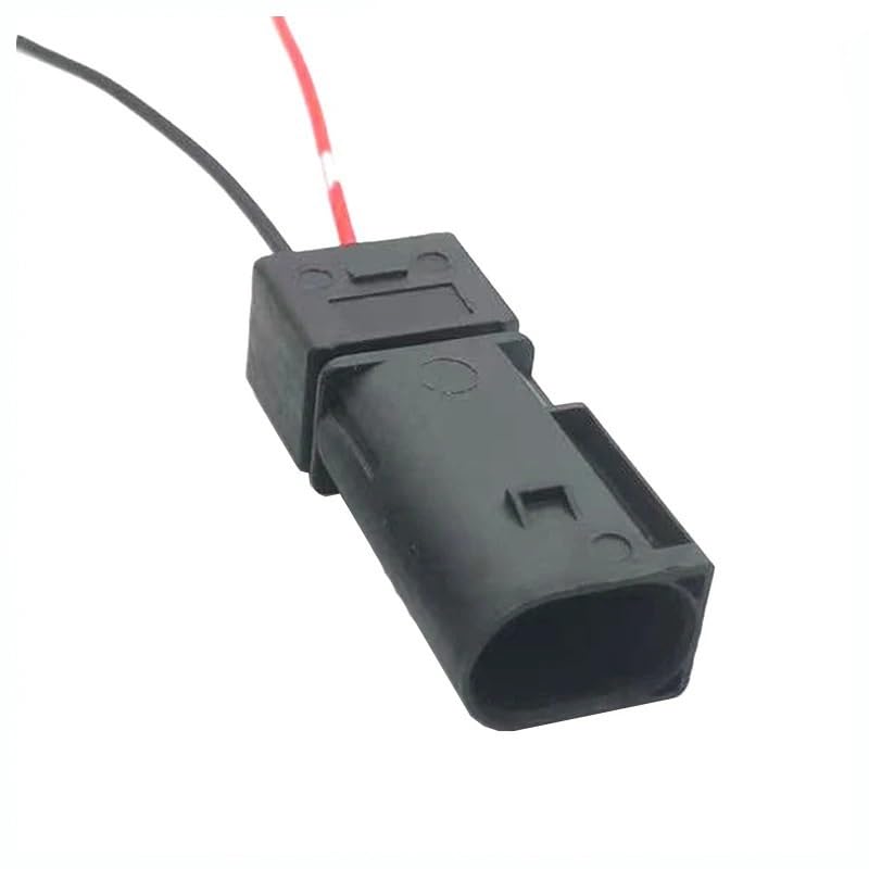 Connecteur de faisceau d'injecteur de carburant 2 broches étanche 3.5mm