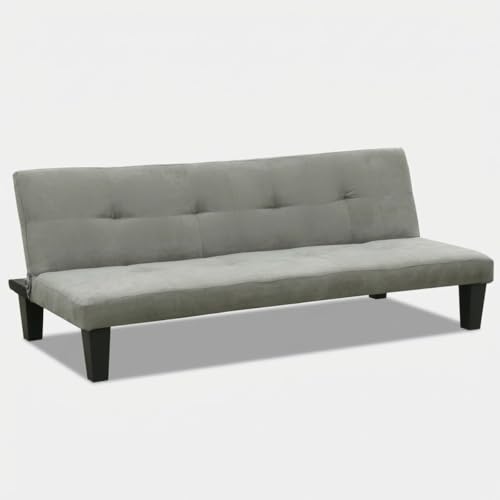 Produce Shop Canapé Convertible 2 Places Microfibres Clic Clac pour Le Salon Onice - Gris