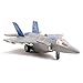 Vokodo Army Air Force Fighter Jet F-22 Toy Military Airplane Friction Powered 1:16 Scale with Fun Lights and Sounds Pretend Play Quality Kids Action Bomber Aircraft Great Gift for Children Boys Girls