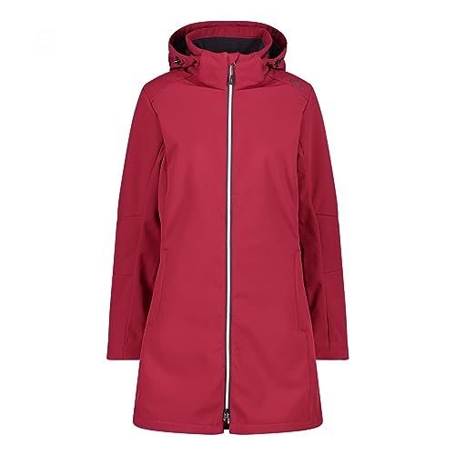 CMP Parka Mujer Cremallera Capucha, Anémona, XS