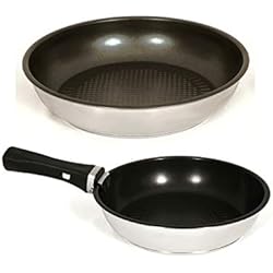 Callaway Sartenes Callaway Set de 2 móvil, 1 sartén de 20 cm y 1 sartén de 24 cm. y 1 mango intercambiable