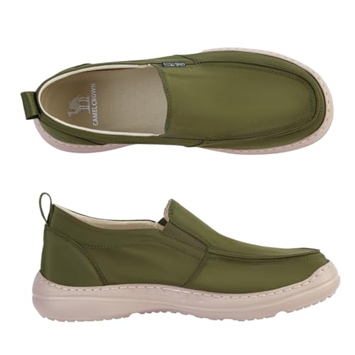 CAMEL CROWN Mens Casual Slip-On Loafers Lightweight Sneakers Comfortable Shoes for Walking Work Waterproof2