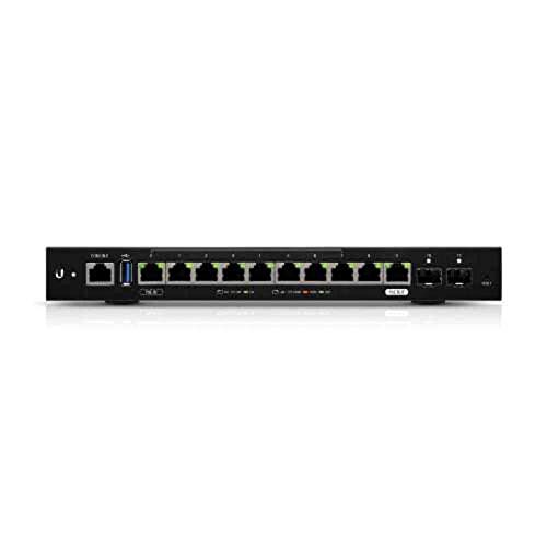 Image of Ubiquiti Networks EdgeRouter 12, 10-Port Gigabit Router with PoE Passthrough and 2 SFP Ports (ER-12) (Renewed)