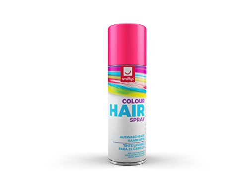 Preisvergleich Produktbild Smiffys 052PK - Farbiges Haarspray 125 ml, rosa