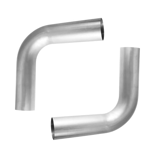 YRAG-PART 3 Inch Exhaust Pipe,90 Degree Exhaust Mandrel Bend Exhaust System,Universal 3 Inch Stainless Steel Exhaust Pipe (3