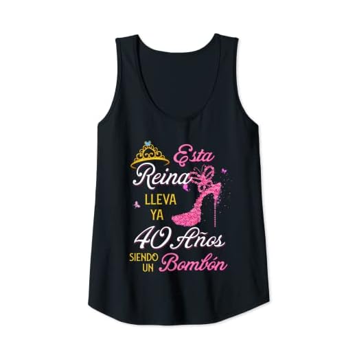 Mujer 40 Años Siendo un Bombón Cumpleaños 40 Años Camiseta sin Mangas