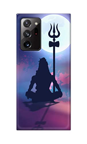 Image of Printed Hard Back Cover Case for Samsung Galaxy Note 20 Ultra 4G | Note 20 Ultra 5G Back Cover (Lord Shiva) -1302