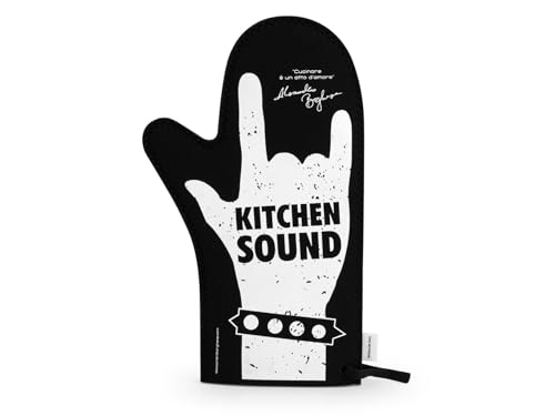 H&H, 6272, Alessandro Borghese, Guanto Forno, Neoprene, 33 cm, Nero