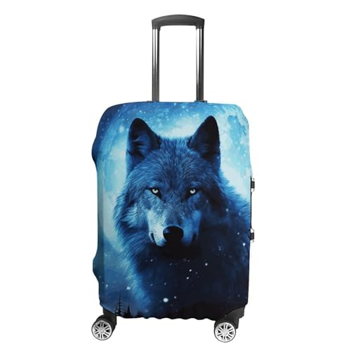 Wolfs Printed Luggage Cover Protector, Fits 18-32 Inch Luggage
