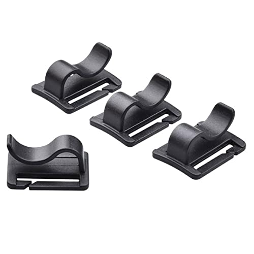 KUYYFDS Reservoirs Bladders, Bag Tube Clip Outdoor Drinking Bag Water Hose Clamp Pack Fixture for Outdoor Activities 4PCS