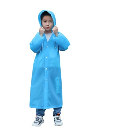 Children Raincoat Thickened Waterproof Rain Coat Kids Clear Transparent Tour Waterproof Rainwear Suit2