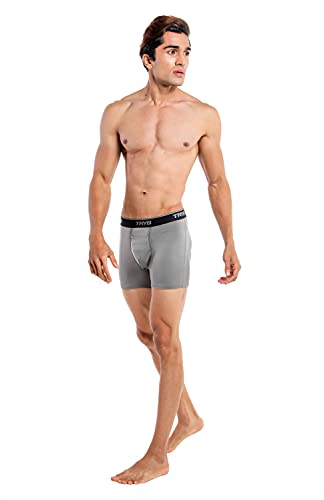 Image of TRYB Sports Underwear for Men | Stretchable Active Square Cut Trunks for Running & Gym Workout | Quick Dry, Breathable, Moisture Wicking & Anti Chafing | Sports Innerwear Boxers