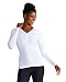 Tommie Copper Women’s Full Back Support Shirt I UPF 50, Breathable Long Sleeve Compression Shirt for Upper & Lower Back, Shoulder, HIPS & Posture Support for Everyday - White - Small