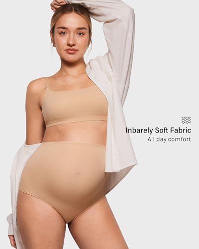 INLYRIC Women's Inbarely Soft Nursing Bras Unlined Bralettes Maternity Bra for Breastfeeding Unpadded Comfy Sleep Seamless2