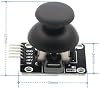 6 piezas Módulo de palanca de doble eje XY | Compatible con palanca de juego PS2, placa de sensor de palanca de control, compatible con Arduino Raspberry, KY-023 4