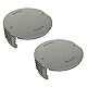 2 hochwertige Spulenabdeckungen für Rasentrimmer,Teilabdeckung Trimmerabdeckung,Spulenabdeckung für Rasentrimmer,Spool Cover,Rasentrimmer abdeckung Spulenabdeckung,Kompatibel mit Bosch F016F05320
