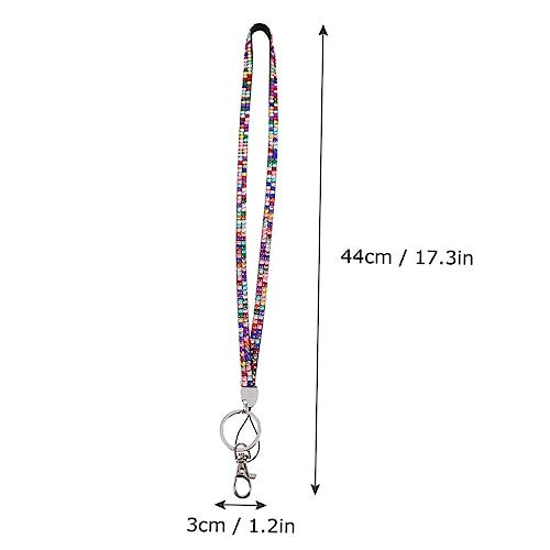 BESTOYARD 4 Pçs Strass Frisado Decorativo Para Corda Móvel Todos Os Talabartes De Pescoço Cordão De