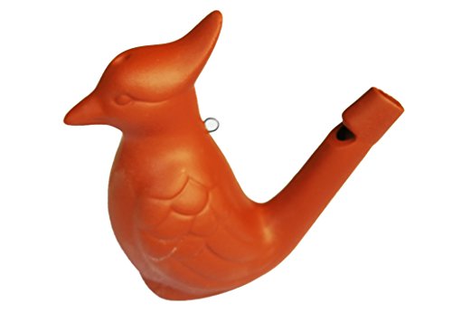 Actopus Clay Ceramic Bird Whistle with Lanyard