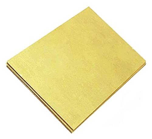 Feuille de cuivre métallique et laiton 200x200 pour usinage de tube, tige et fil